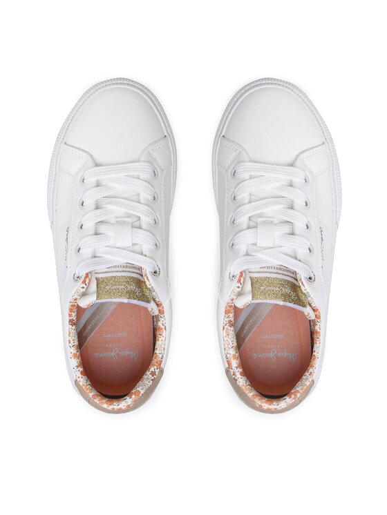 Pepe Jeans Снікерcи Pepe Jeans Kenton Flag G PGS30568 Білий