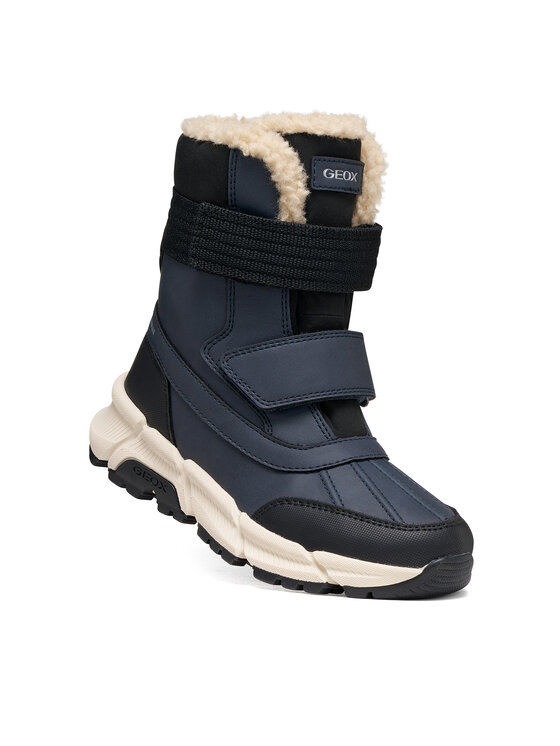 Geox Sněhule Geox J Flexyper Plus Boy B Abx J46LCF 0MEFU C4064 S Tmavomodrá