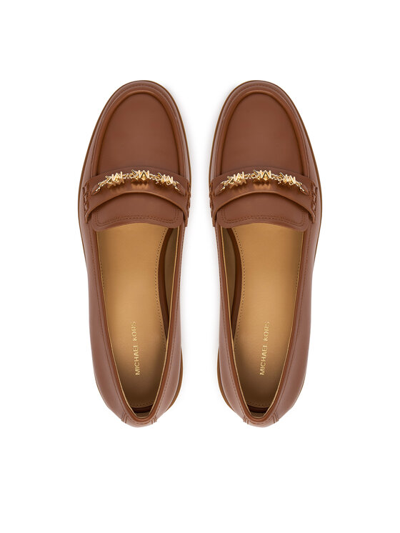 MICHAEL Michael Kors Лофери MICHAEL Michael Kors Dina 40R6DIFP1L Коричневий