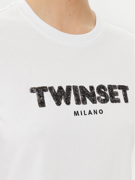 TWINSET TWINSET Футболка 251TP2070 Білий Regular Fit