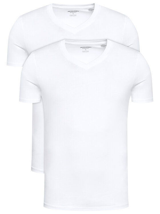 Jack & Jones Jack & Jones Σετ t-shirts Basic 12133914 Λευκό Regular Fit