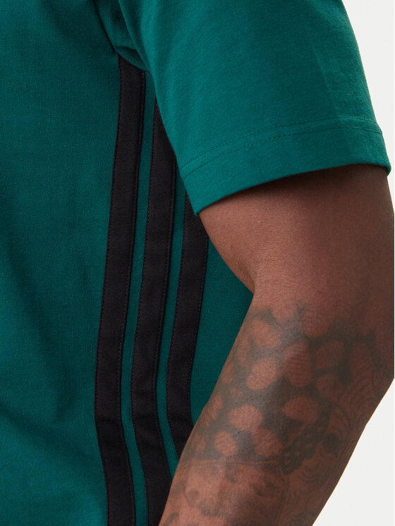 adidas adidas Camiseta Essentials 3-Stripes JD1905 Verde Regular Fit