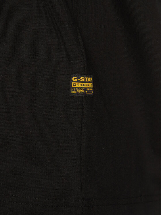 G-Star Raw G-Star Raw Majica Burger Box Rain D26478-C336 Črna Regular Fit