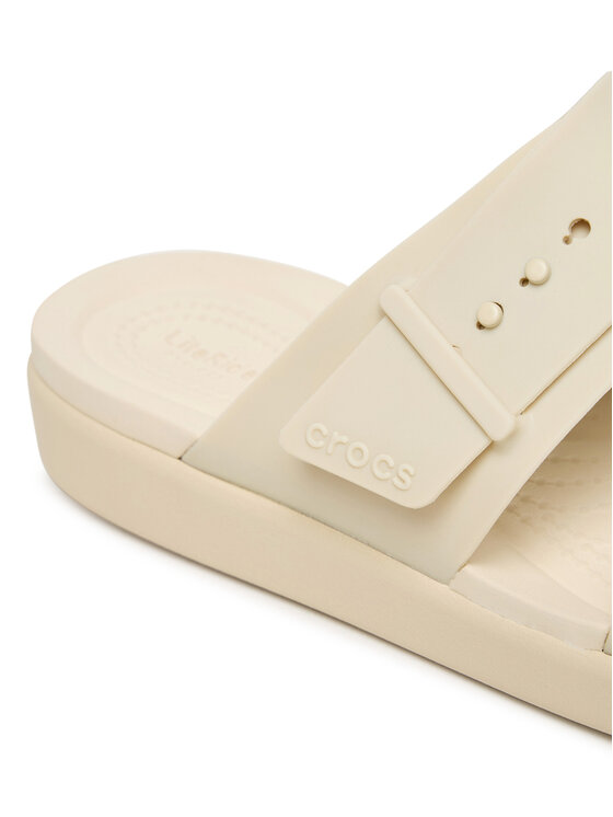Crocs Шльопанці Crocs Brooklyn Buckle Low Low 211215 Écru