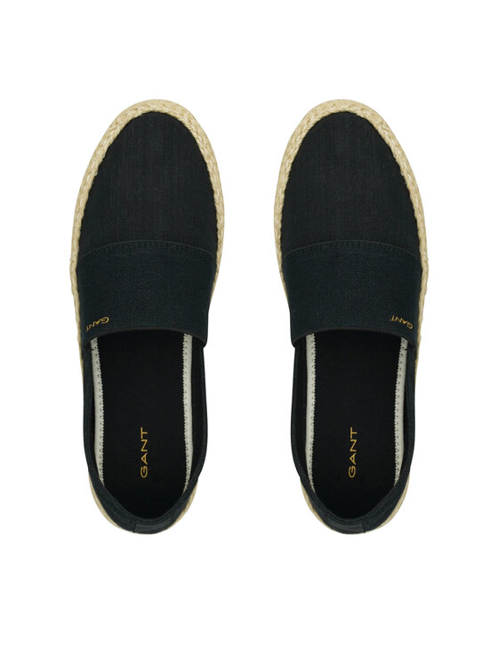 Gant Espadrilky Gant Raffiaville Espadrille 28569606 Čierna