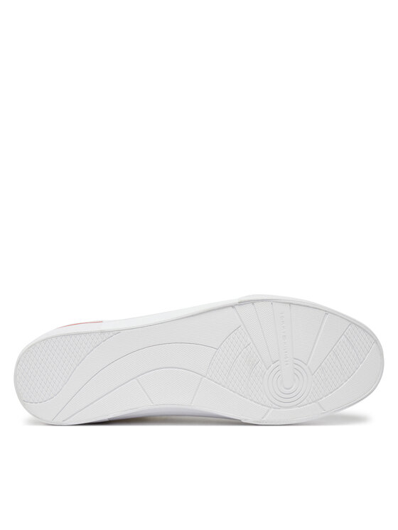 Tommy Hilfiger Scarpe sportive Tommy Hilfiger Core Corporate Vulc Canvas FM0FM05398 Bianco