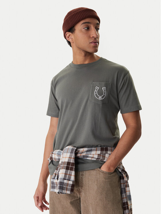 RVCA RVCA Camiseta EVYZT00274 Verde Regular Fit