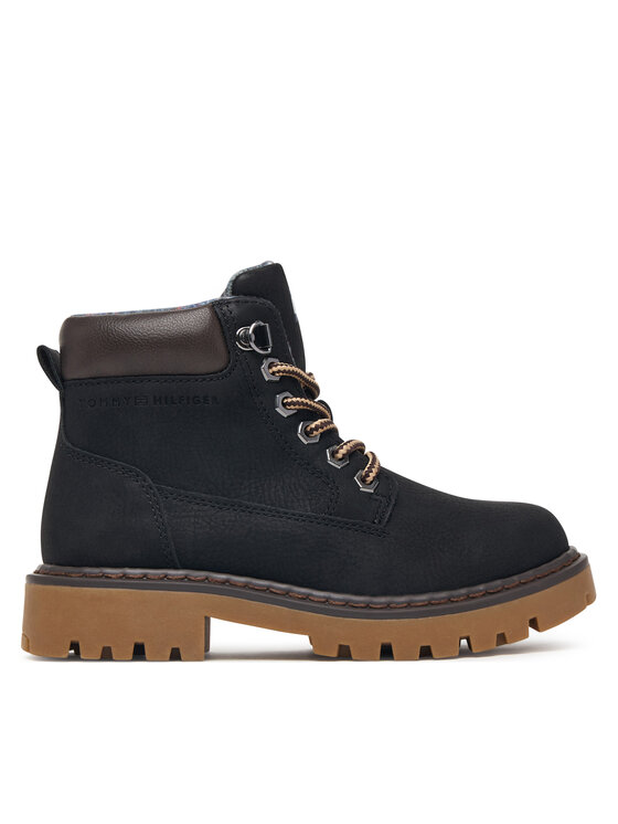 Tommy Hilfiger Ghete Tommy Hilfiger T3X5-35280-0296A695 M Negru