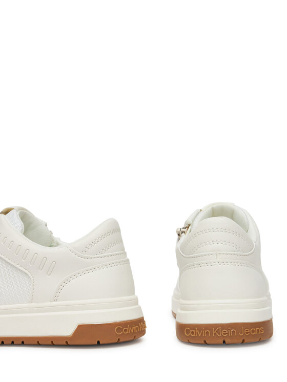 Calvin Klein Jeans Sneakersy Calvin Klein Jeans Low Cut Lace-Up Sneaker V3X9-82093-1697 Biela