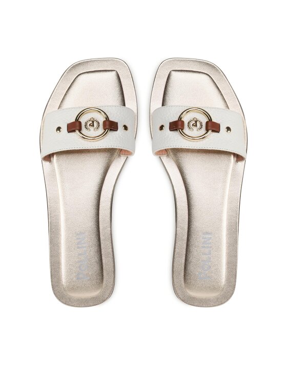 Pollini Şlapi Pollini SA28030C1GTD212A Alb