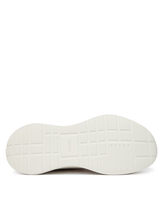 Calvin Klein Sneakersy Calvin Klein Light Eva Run Sock Mesh HW0HW03023 Beżowy