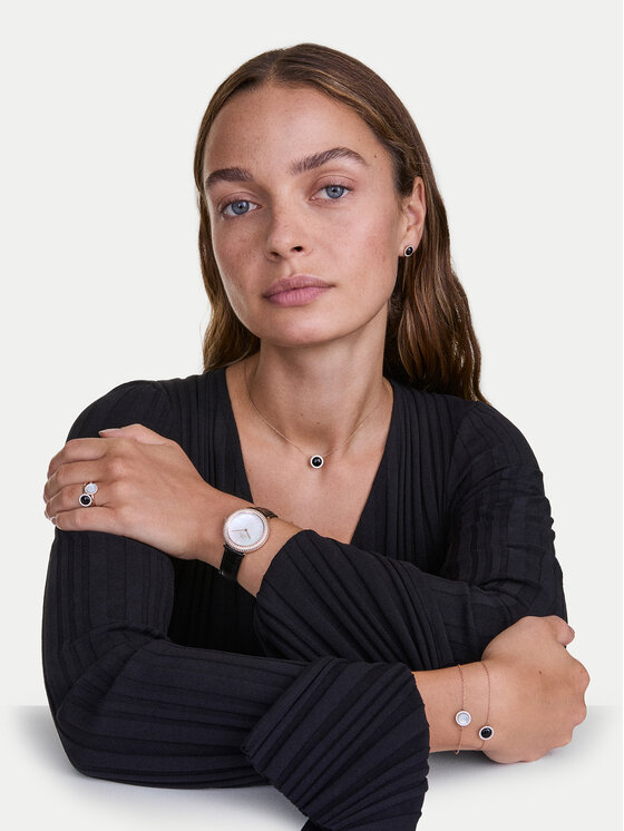 Daniel Wellington Годинник Daniel Wellington Crystalline Bezel 32 DW00100827 Рожеве золото