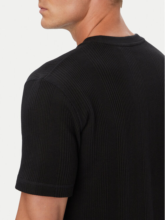 BOSS BOSS Camiseta Structure 50540567 Negro Regular Fit