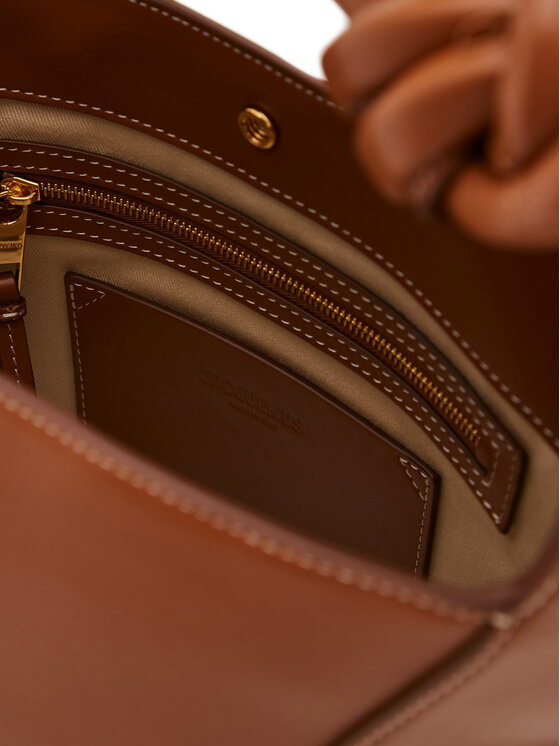 JACQUEMUS Раница JACQUEMUS Le Petit Tourni 245BA366-3173 Кафяв