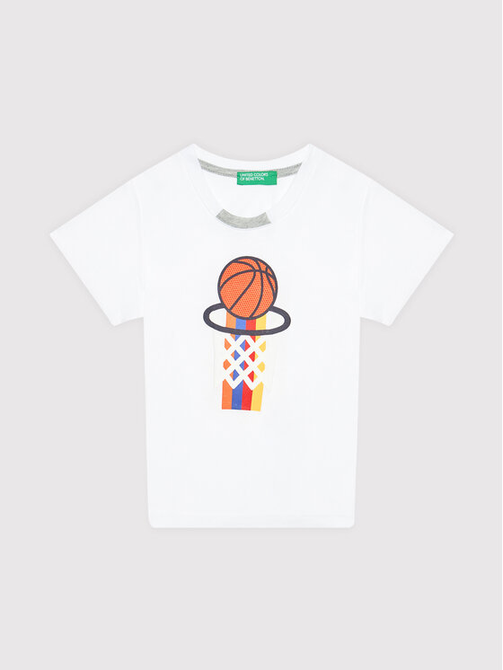 United Colors Of Benetton United Colors Of Benetton T-shirt 3096C154U Bianco Regular Fit