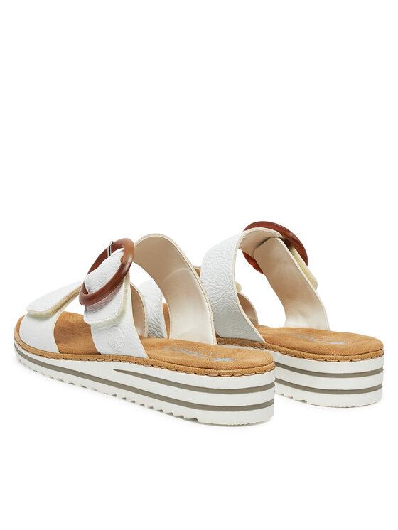 Rieker Nazouváky Rieker V0692-80 Bílá