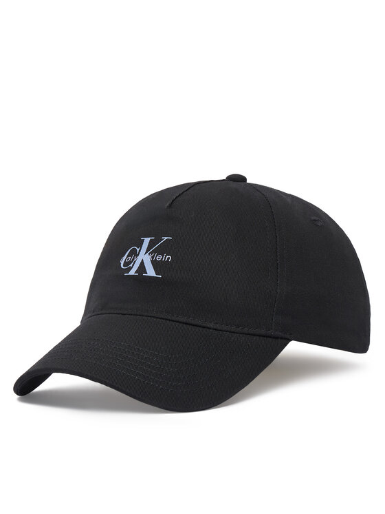 Calvin Klein Cappellino Calvin Klein Monologo Printed Baseball Cap LV04K5027G Nero