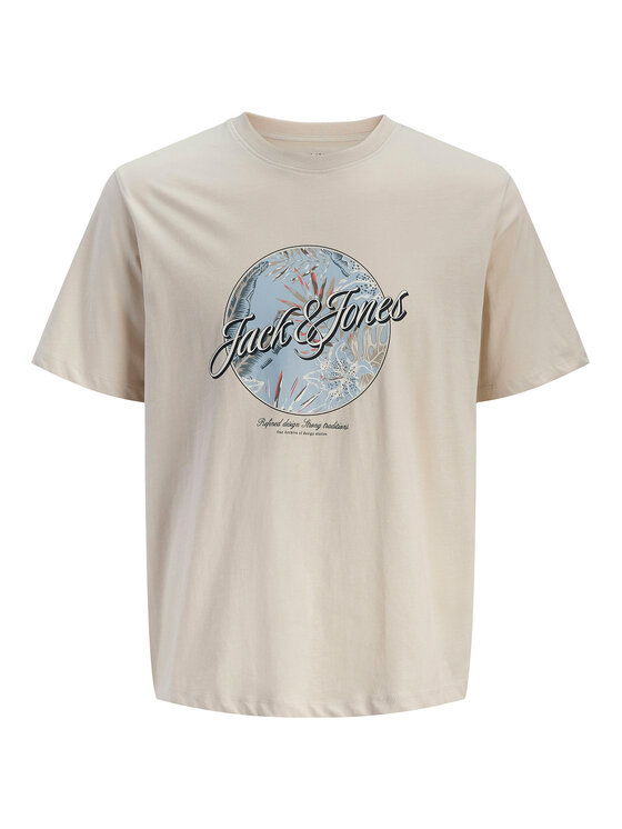 Jack & Jones Jack & Jones Camiseta Honolulu 12288088 Beis Regular Fit