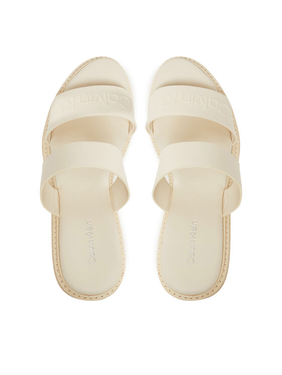 Calvin Klein Espadrile Calvin Klein Wedge Sandal 50 - He HW0HW02375 Écru