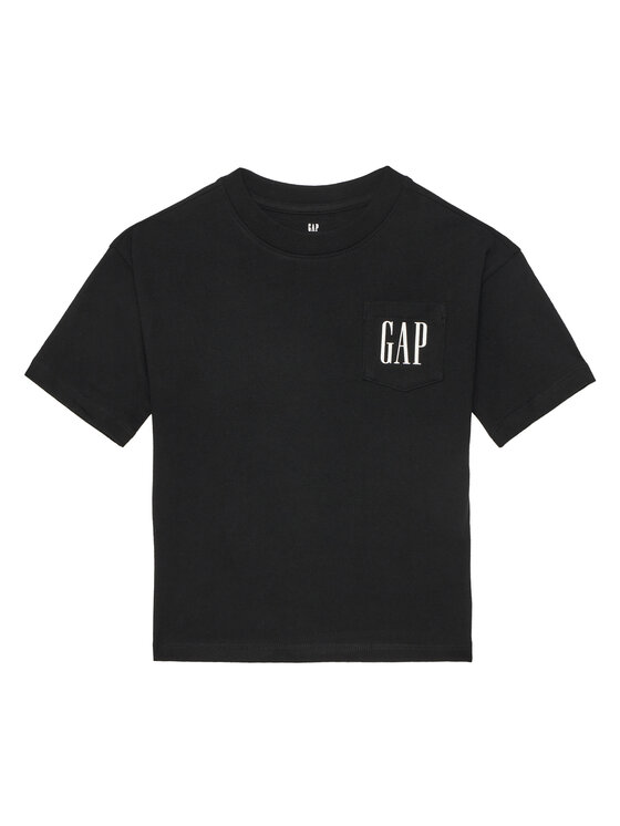 Gap Gap Футболка 745250-03 Чорний Regular Fit
