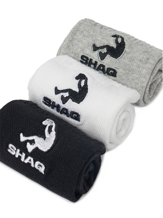 SHAQ Короткі шкарпетки Shaq AS_SHQ_H_001W_SS25 (3-PACK) Кольоровий