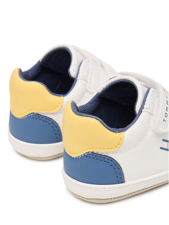 Tommy Hilfiger Superge Tommy Hilfiger Low Cut Velcro T0B9-34330-1755 Bela
