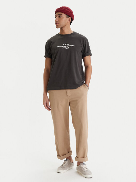 RVCA RVCA Camiseta Signal EVYZT00300 Negro Relaxed Fit