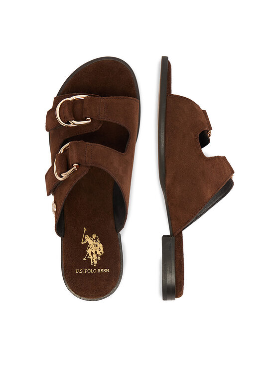 U.S. Polo Assn. Шльопанці U.S. Polo Assn. EO-KATYA001W/6S1 Коричневий