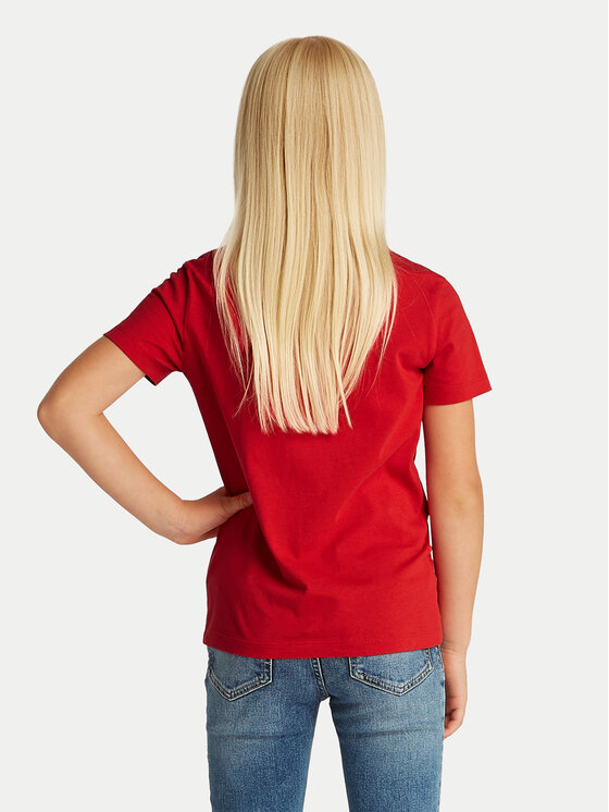 Tommy Hilfiger Tommy Hilfiger Majica Essential KS0KS00397 D Rdeča Regular Fit