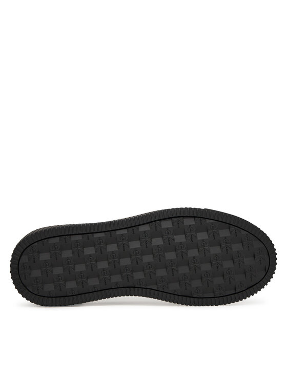 Calvin Klein Jeans Sneakersy Calvin Klein Jeans Chunky Cupsole Ru Patch Lth YM0YM01296 Černá
