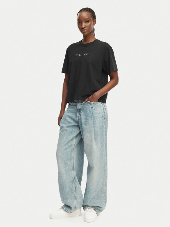 Calvin Klein Jeans Calvin Klein Jeans Camiseta LV047F820G Negro Regular Fit