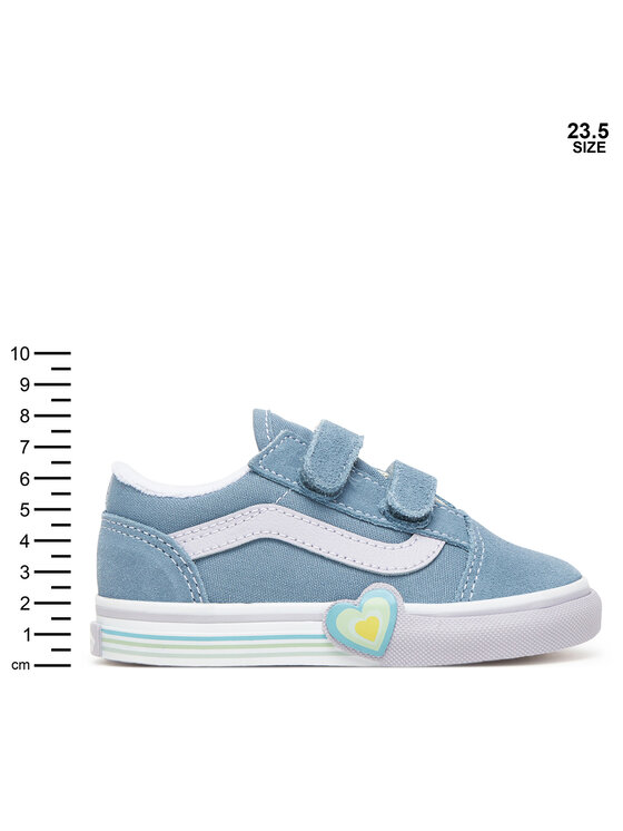 Vans Tenis superge Vans Old Skool V Heart VN000D4SCFL1 Modra
