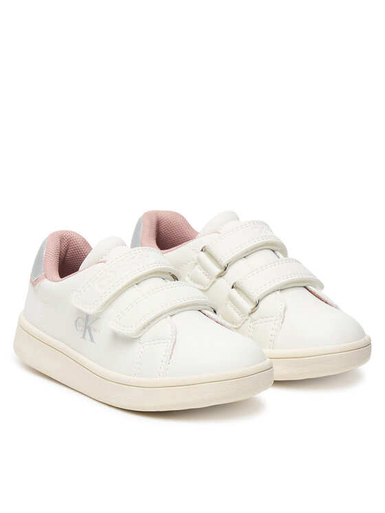Calvin Klein Αθλητικά Calvin Klein Low Cut Velcro Sneaker V1A9-83382-1355 M Λευκό