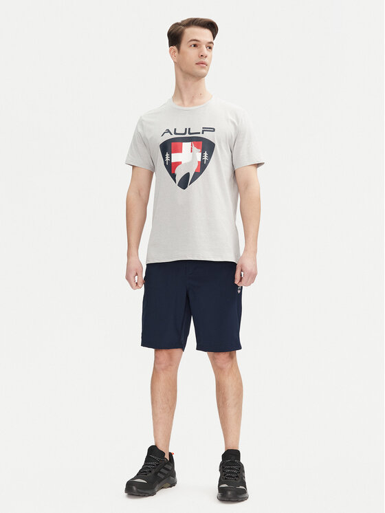 Aulp Aulp T-shirt Roque Siva Regular Fit
