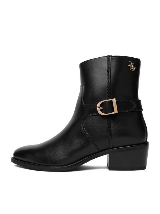 Beverly Hills Polo Club Botine Beverly Hills Polo Club EO-WI44-GLAM-01 Negru