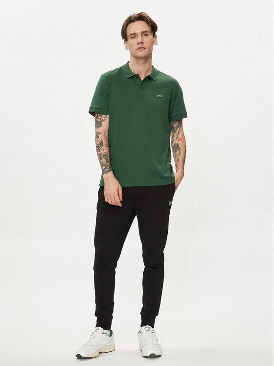 Lacoste Lacoste Polo marškinėliai DH2050 Žalia Regular Fit