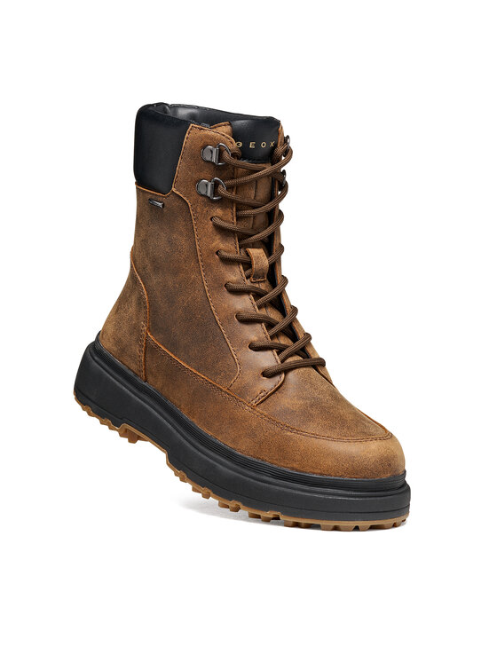 Geox Зимни обувки Geox D Lamidie + Grip Abx D66XMA 000CL C6021 Тъмнокафяв