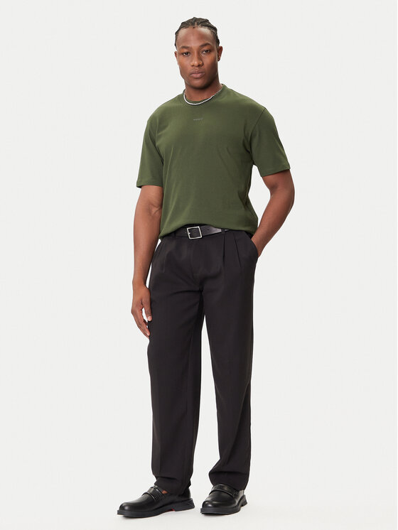 HUGO HUGO Camiseta Dapolino 50488330 Verde Relaxed Fit