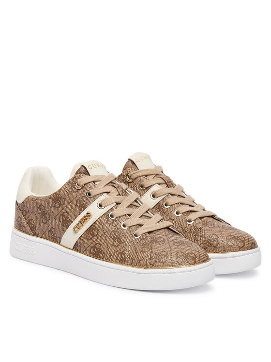 Guess Sneakersy Guess FLFBTZ FAL12 Béžová