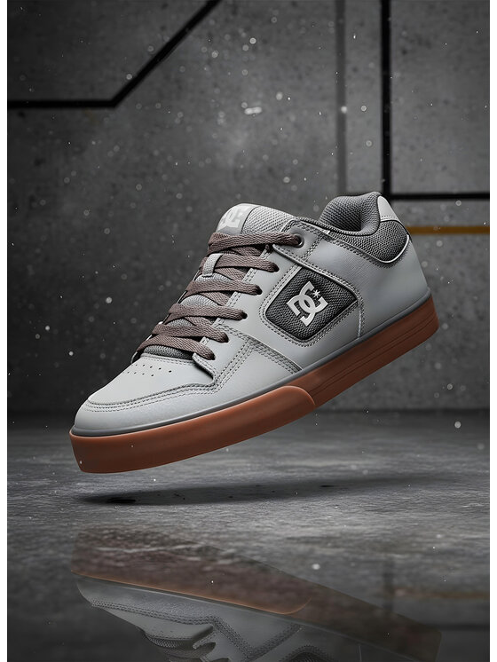 DC Shoes Sneakersy DC Shoes EO-PURE 300660-CG5 Sivá