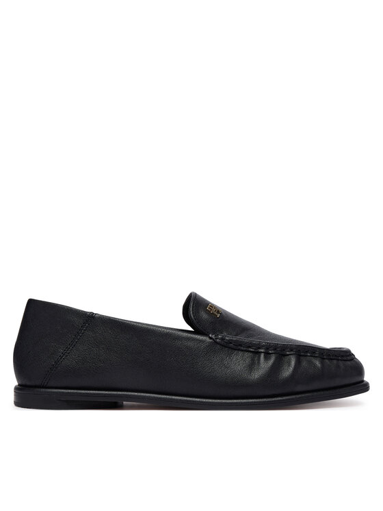 Tommy Hilfiger Lordsai Tommy Hilfiger Leather Ruched Toe Loafers FW0FW09250 Juoda