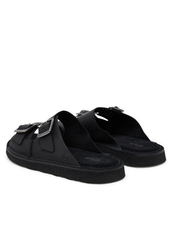 Clarks Шльопанці Clarks Solsbury Strap 26180885 Чорний