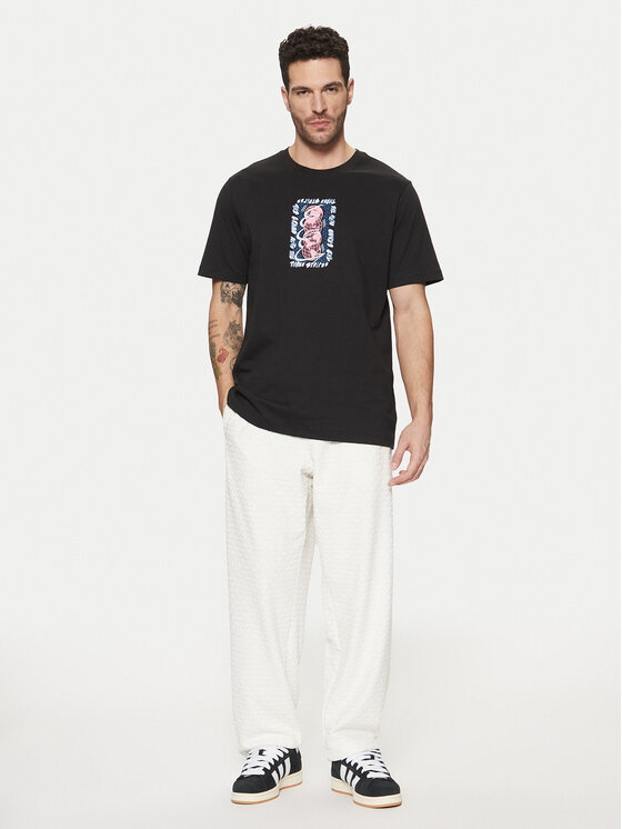 adidas adidas Футболка Trefoil Series JP2670 Чорний Regular Fit
