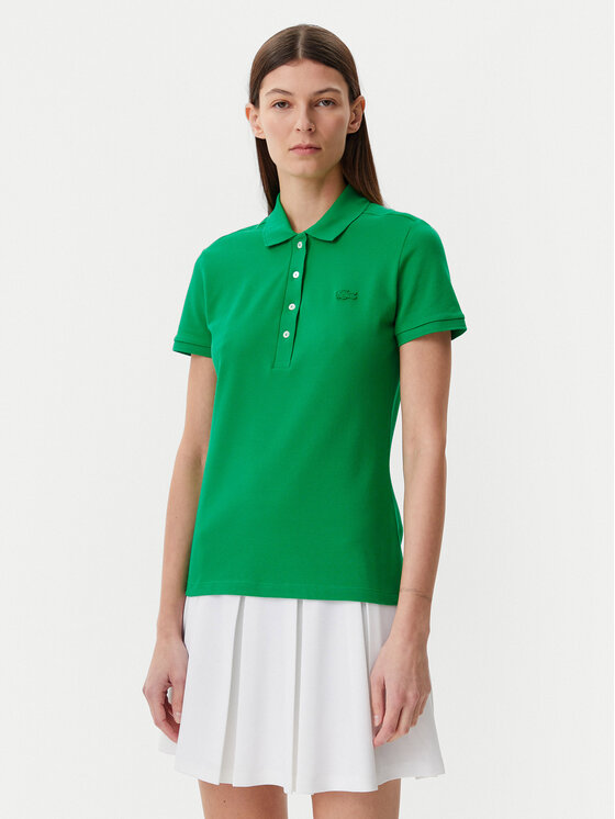 Lacoste Lacoste Поло PF5462 Зелений Slim Fit