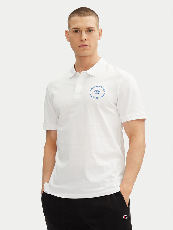 Jack & Jones Jack & Jones Polo Simon 12269299 Bijela Regular Fit