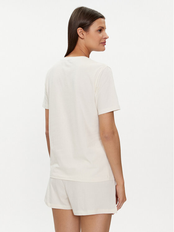 BOSS Boss Majica 50510322 Écru Regular Fit
