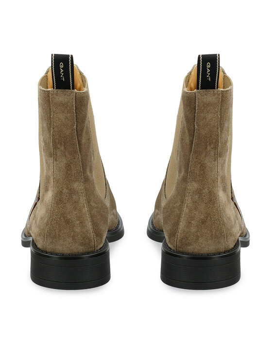 Gant Kotníková obuv s elastickým prvkem Gant 31553127 Khaki