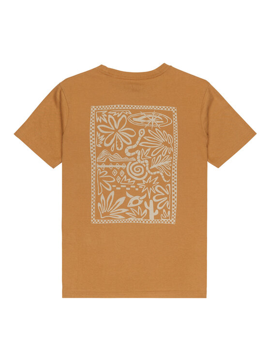 Quiksilver Quiksilver Marškinėliai Hw Snaky Ways EQBZT04912 Ruda Regular Fit