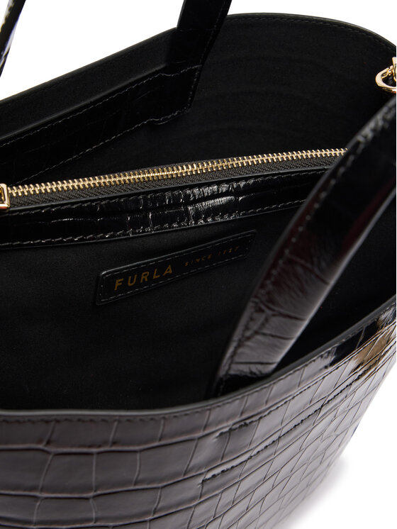 Furla Ročna torba Furla Divide It S WB02123 BX4255 O6000 Črna