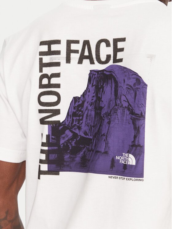The North Face The North Face Camiseta Half Dome Photo NF0A8EE9 Blanco Regular Fit